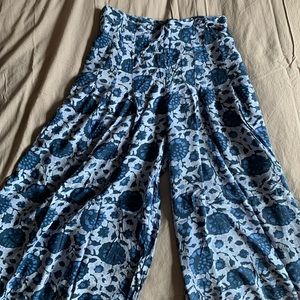 Free people wide leg pants